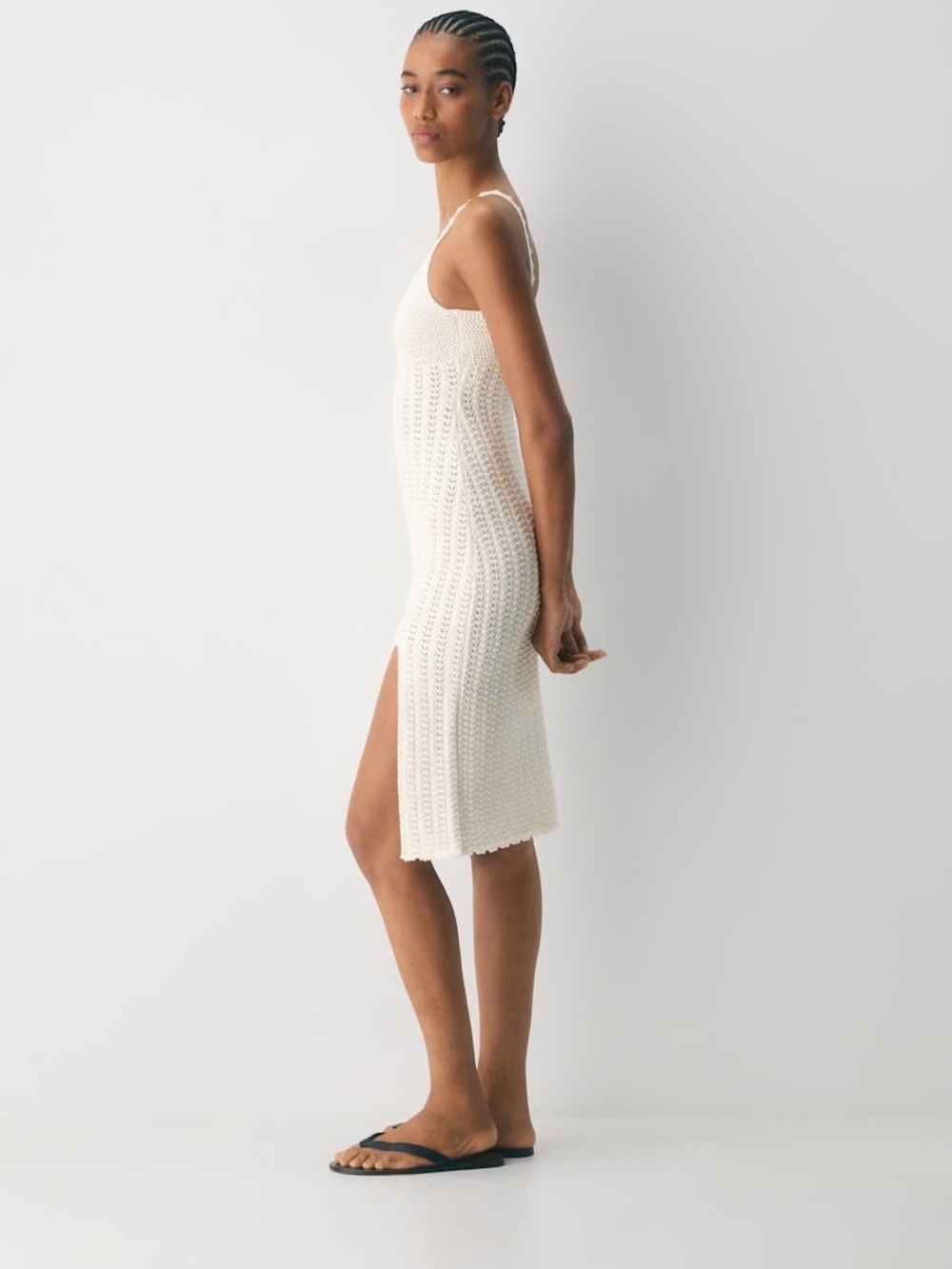 Wilfred Aritzia Evie Dress in Light Birch Small - Picture 3 of 16